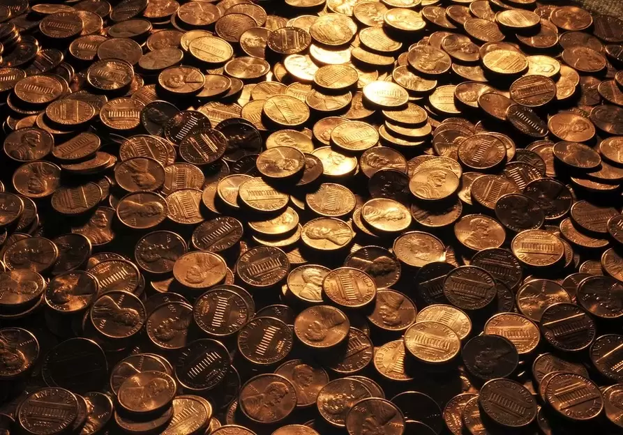 Amulette porte-bonheur - pièces de monnaie